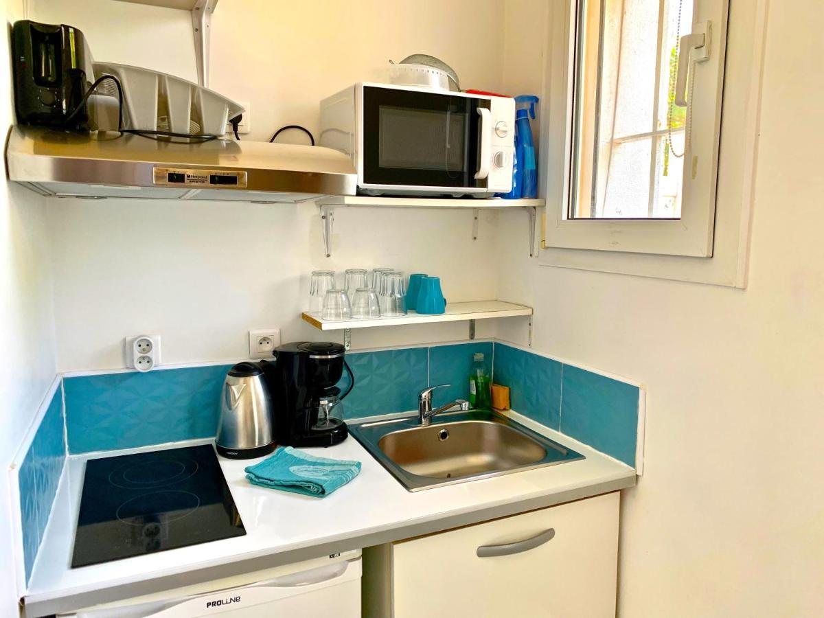 Blue Summer Vibes Mini Studio For Two, Ac, Parking, Beach At 50M, Spa Access -2 La Ciotat Ngoại thất bức ảnh